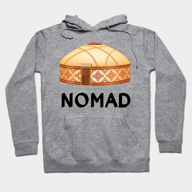 Nomad yurt Hoodie by designbek